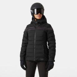Damska kurtka narciarska Helly Hansen Imperial. Czarne kurtki sportowe damskie Helly Hansen, s, bez wzorów, z poliesteru, bez ramiączek, bez kaptura, narciarskie. Za 828.70 zł.
