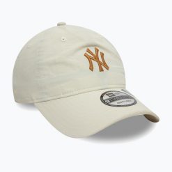 Czapka z daszkiem New Era Recycled 920 New York Yankees. Brązowe czapki damskie New Era, bez wzorów. Za 119.99 zł.