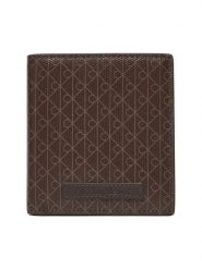 Calvin Klein Portfel Coated Ns Slim Billfold LV04D1084G Brązowy. Brązowe portfele damskie Calvin Klein, ze skóry. Za 219.99 zł.