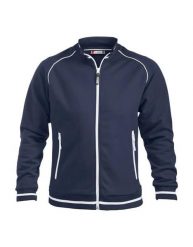 Clique Craig kurtka unisex z dzianiny strukturalnej, wnętrze szczotkowane. Niebieskie kurtki męskie CLIQUE, xl, bez wzorów, z bawełny, bez kaptura. Za 292.85 zł.