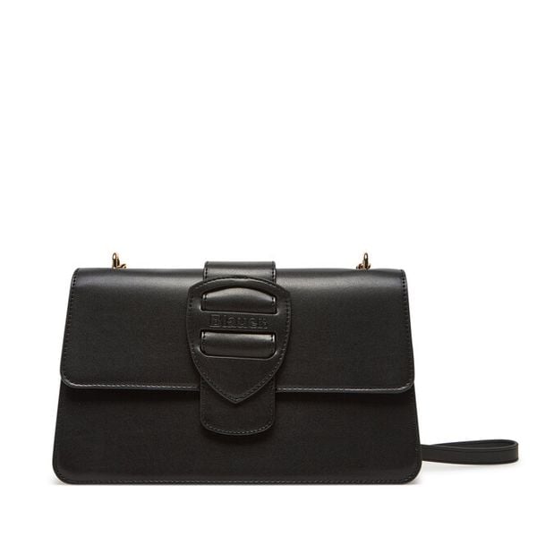 Torebka Blauer. Czarne listonoszki damskie Blauer, bez wzorów, bez dodatków. Za 219.99 zł.