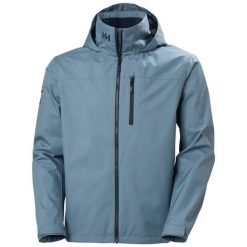 Kurtka wodoodporna z kapturem Helly Hansen Crew 2.0. Niebieskie kurtki męskie Helly Hansen, na lato, s, bez wzorów, z dzianiny, z kapturem. Za 732.00 zł.