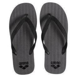 Klapki japonki basenowe plażowe klasyczne Arena Beach Tong. Czarne klapki męskie ARENA, bez wzorów, bez zapięcia. Za 79.99 zł.