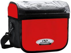 Torba na kierownicę Yukon. Czerwone torby na ramię męskie NORCO, z tkaniny, na ramię, duże. Za 329.90 zł.