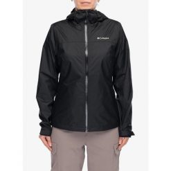 Kurtka przeciwdeszczowa damska Columbia Inner Limits IV Jacket. Czarne kurtki sportowe damskie Columbia, xs, bez wzorów, bez ramiączek, bez kaptura, trekkingowe. Za 522.49 zł.
