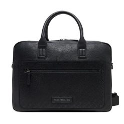 Torba na laptopa Tommy Hilfiger. Czarne torby na laptopa damskie Tommy Hilfiger, bez wzorów. Za 799.99 zł.