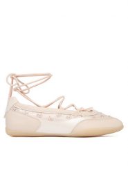 Aldo Baleriny Arabelia 14296223 Écru. Białe balerinki damskie Aldo, bez wzorów, ze skóry, bez obcasa, bez zapięcia. Za 359.99 zł.