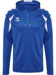 Bluza z kapturem Hummel Core 2.0. Białe bluzy damskie Hummel, s, bez wzorów, z materiału, klasyczne, bez ramiączek, z kapturem. Za 269.50 zł.