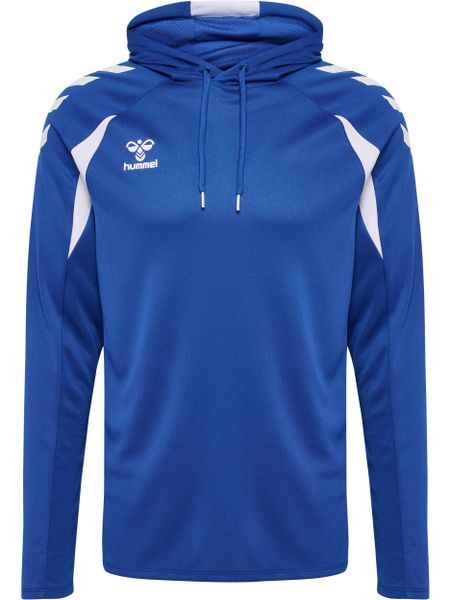 Bluza z kapturem Hummel Core 2.0. Białe bluzy damskie Hummel, xs, bez wzorów, z materiału, klasyczne, bez ramiączek, z kapturem. Za 226.10 zł.
