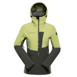 Kurtka damska trekkingowa wodoodporna Alpine Pro Zarra 2. Zielone kurtki sportowe damskie Alpine Pro, bez wzorów, z hardshellu, bez ramiączek, bez kaptura, trekkingowe. W wyprzedaży za 899.00 zł.
