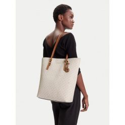 Torebka MICHAEL Michael Kors. Białe shopperki damskie MICHAEL Michael Kors, bez wzorów, bez dodatków. Za 790.99 zł.