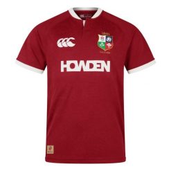 Koszulka domowa Lions Britanniques et Irlandais Replica 2025. Czerwone bluzki damskie CANTERBURY, bez wzorów, sportowe, bez kołnierzyka, bez ramiączek. Za 403.00 zł.