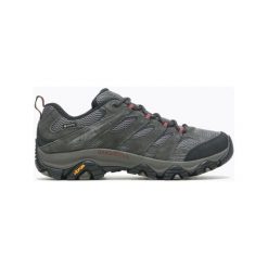 Buty turystyczne męskie Merrell Moab 3 Gtx. Szare buty zimowe męskie Merrell, bez wzorów, z materiału, bez obcasa, bez zapięcia. Za 655.70 zł.