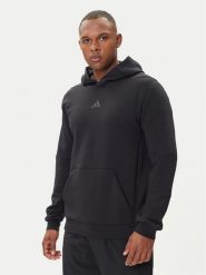 Adidas Bluza techniczna Designed for Training IY1119 Czarny Regular Fit. Czarne bluzy sportowe męskie Adidas, m, bez wzorów, z syntetyku, bez kaptura, na fitness i siłownię. Za 299.99 zł.