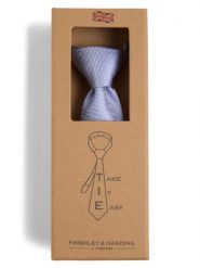 Finshley & Harding London krawat na zamek błyskawiczny wykonany z jedwabiu Mężczyźni Jedwab niebieski, ONE SIZE. Niebieskie krawaty i muchy Finshley & Harding London, bez wzorów, z jedwabiu, biznesowe. Za 149.95 zł.