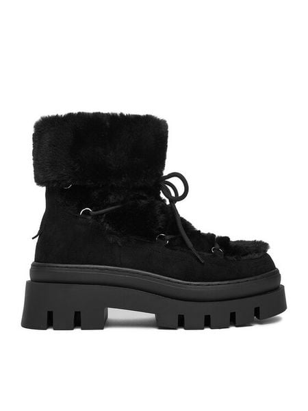 DeeZee Śniegowce HX21069-13 Czarny. Czarne śniegowce damskie DeeZee, z materiału, bez zapięcia. Za 159.99 zł.