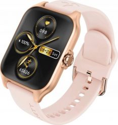 Smartwatch Garett Activity 2 Różowy (SPORT_ACTIVITY2_GLD_MAT). Czerwone zegarki smartwatch GARETT, bez wzorów. Za 228.12 zł.