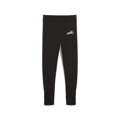 Młodzieżowe legginsy Flaming Love PUMA Black. Czarna legginsy damskie Puma, bez wzorów. Za 109.00 zł.