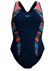 Strój kąpielowy na basen damski Speedo Placement Laneback. Brązowe stroje kąpielowe damskie Speedo, s, bez wzorów, z materiału. Za 129.99 zł.