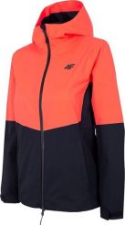 4f Kurtka damska 4F łososiowy neon H4L21 KUD060 64N S. Czerwone kurtki sportowe damskie 4F, l, bez wzorów, bez ramiączek, bez kaptura. Za 404.35 zł.