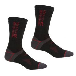 Skarpety Wełniane Wool Hiker 2pak. Brązowe skarpetki damskie Regatta, bez wzorów, z wełny. Za 76.99 zł.