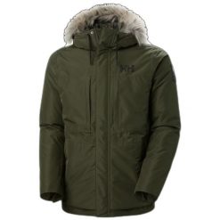 Parka Helly Hansen Coastal 3.0. Zielone parki męskie Helly Hansen, na zimę, m, bez wzorów, bez kołnierzyka, bez kaptura. W wyprzedaży za 1,021.50 zł.