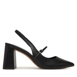 Sandały Call It Spring. Czarne sandały damskie Call it Spring, bez wzorów, bez obcasa, na słupku, bez zapięcia. Za 169.99 zł.
