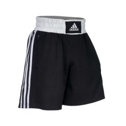 Krótkie spodenki do boksu treningowego adidas. Czarne szorty damskie Adidas, bez wzorów, sportowe. Za 259.50 zł.
