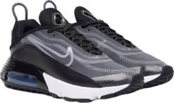 BUTY DAMSKIE NIKE AIR MAX 2090 CK2612 CZARNE LATO. Czarne obuwie sportowe damskie Nike, na lato, bez wzorów, bez zapięcia, nike air max. Za 349.00 zł.