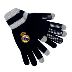 Real Madryt rękawiczki zimowe RM5GU2 czarne. Czarne rękawiczki damskie REAL MADRID, bez wzorów. Za 99.00 zł.