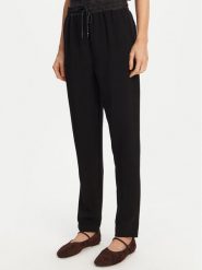 Marella Spodnie dresowe Abitata 2513131045 Czarny Regular Fit. Czarne spodnie dresowe damskie Marella, bez wzorów, z dresówki. Za 499.99 zł.