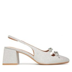 Sandały Call It Spring. Szare sandały damskie Call it Spring, bez wzorów, bez obcasa, na słupku, bez zapięcia. Za 219.99 zł.