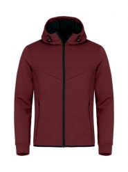 Clique Hayden kurtka z kapturem z miękkiego materiału air-layer – Burgundy. Czerwone kurtki męskie CLIQUE, l, bez wzorów, z kapturem. Za 242.26 zł.