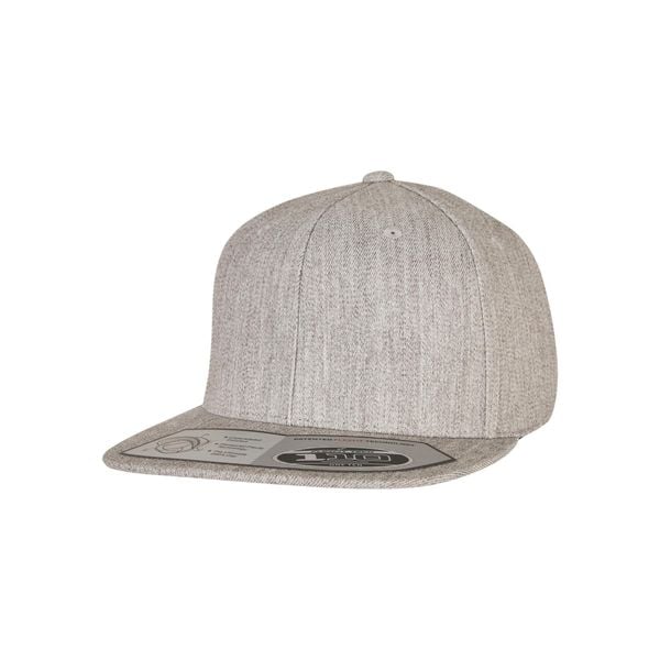 Czapka typu snapback Flexfit 110 Fitted. Szare czapki damskie FLEXFIT, bez wzorów, z elastanu. Za 129.00 zł.