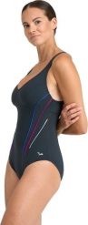 Arena Strój kąpielowy damski modelujący Arena Bodylift Marina Eye Back R.D36. Stroje kąpielowe damskie ARENA, bez wzorów. Za 166.59 zł.
