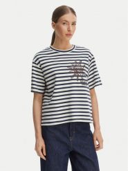 Weekend Max Mara T-Shirt Sabato 2615941112 Granatowy Regular Fit. Niebieskie t-shirty damskie Weekend Max Mara, m, bez wzorów, z bawełny, bez kołnierzyka, bez ramiączek. Za 679.99 zł.