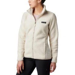 Damski sweter polarowy Columbia Panorama Full Zip. Białe swetry nierozpinane damskie Columbia, xl, bez wzorów, z polaru, sportowe, bez kołnierzyka, bez ramiączek. Za 409.00 zł.