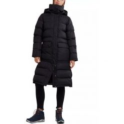 Damski płaszcz zimowy Fundango Sabina Padded. Czarne płaszcze damskie FUNDANGO, na zimę, l, bez wzorów, z materiału, eleganckie, bez kołnierzyka, z kapturem. Za 499.00 zł.
