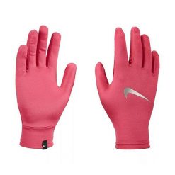 Rękawiczki do biegania Nike Pacer Llner Running Gloves. Czerwone rękawiczki męskie Nike, bez wzorów. Za 109.99 zł.