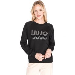 Liu Jo Bluza Czarny. Czarne bluzy damskie Liu Jo, l, z aplikacjami, z bawełny, sportowe, bez ramiączek, bez kaptura. Za 471.95 zł.