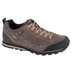Buty trekkingowe męskie CMP Elettra Low Hiking Wp. Brązowe buty zimowe męskie CMP, bez wzorów, z gumy, bez obcasa, bez zapięcia. Za 399.00 zł.