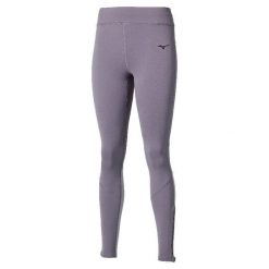 Damskie legginsy Mizuno Active Warmalite. Szare legginsy damskie Mizuno, l, bez wzorów, z materiału, do biegania. Za 149.99 zł.