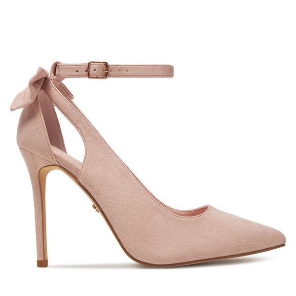 Szpilki DeeZee. Czerwone szpilki damskie DeeZee, bez wzorów, bez obcasa, na szpilce, bez zapięcia. Za 139.99 zł.