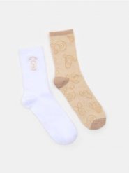 Skarpetki 2 pack Winnie the pooh - wielobarwny. Skarpetki damskie Sinsay, bez wzorów. W wyprzedaży za 6.99 zł.