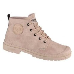Buty Trekkingowe Unisex Dla Dorosłych Pampa Hi Wax. Brązowe obuwie trekkingowe damskie Palladium, z materiału, bez zapięcia. Za 495.99 zł.