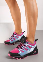 Niebiesko-Fuksjowe Płaskie Sznurowane Buty Sportowe Sneakersy z Ozdobnymi Wstawkami Tinamar. Niebieskie obuwie sportowe damskie Born2be, z aplikacjami, z jeansu, bez zapięcia. Za 119.99 zł.