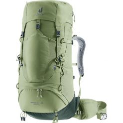 Plecak trekkingowy damski Deuter Aircontact Lite 35 + 10 SL - grove/ivy. Brązowe plecaki damskie Deuter, bez wzorów, sportowe. Za 786.99 zł.