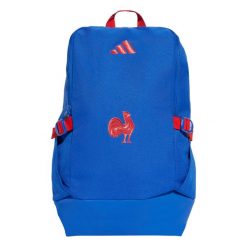 Plecak France Fan. Niebieskie plecaki męskie Adidas, bez wzorów, sportowe. Za 179.00 zł.