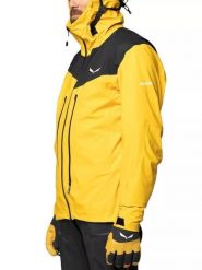 Kurtka narciarska męska Salewa Ortles Ptx 3L M Jacket. Czarne kurtki sportowe męskie Salewa, l, bez wzorów, z materiału, bez kaptura, narciarskie. Za 1,420.05 zł.