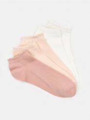 Bawełniane skarpetki 5 pack - wielobarwny. Skarpetki damskie Sinsay, bez wzorów, z bawełny. Za 12.99 zł.